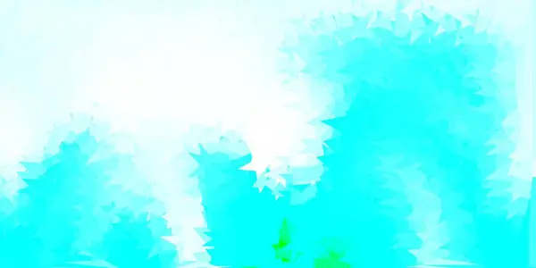 Fond Triangle Abstrait Vecteur Bleu Clair Vert Illustration Abstraite Colorée — Image vectorielle