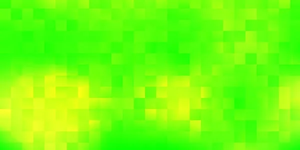 Světle Zelená Žlutá Vektorová Obálka Čtvercovém Stylu Inteligentní Design Abstraktním — Stockový vektor