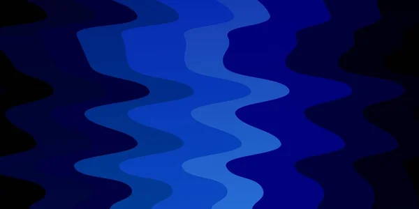 Dark Blue Vector Background Lines — Stock Vector