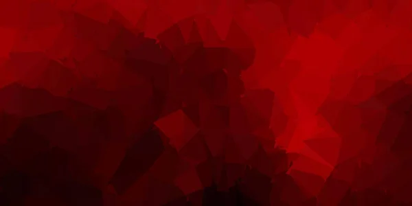 Vetor Vermelho Escuro Textura Triangular Abstrata Ilustração Abstrata Moderna Com —  Vetores de Stock