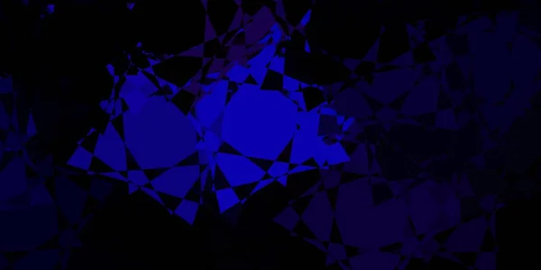 Темно Синій Червоний Векторний Фон Полігональними Формами Розумна Абстрактна Ілюстрація — стоковий вектор