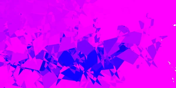 Textura Vectorial Rosa Púrpura Claro Con Formas Memphis Ilustración Colorida — Vector de stock