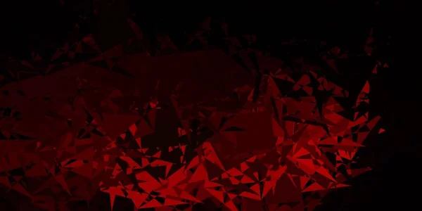 Donkerpaars Roze Vectorlay Out Met Driehoekige Vormen Illustratie Met Abstracte — Stockvector