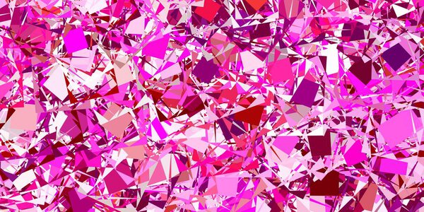Светло-розовый вектор искушают треугольниками. Выдающаяся абстрактная иллюстрация с диапазоном красочных треугольников. Дизайн для Ваших обоев.