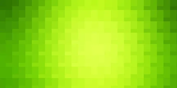 Verde Claro Modelo Vetor Amarelo Retângulos Ilustração Com Conjunto Retângulos — Vetor de Stock