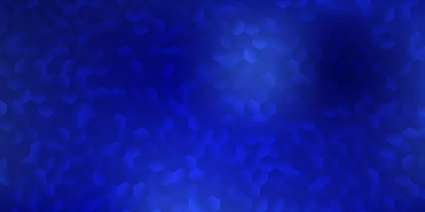 Светло Голубая Векторная Компоновка Шестнадцатью Шестиугольниками Современная Абстрактная Иллюстрация Шестиугольном — стоковый вектор