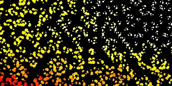 Темно Червоний Жовтий Векторний Візерунок Абстрактними Формами Барвисті Абстрактні Форми — стоковий вектор