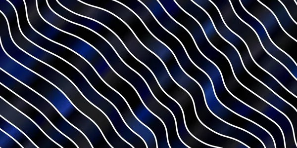 Fond Vectoriel Bleu Foncé Avec Des Lignes Irisées — Image vectorielle