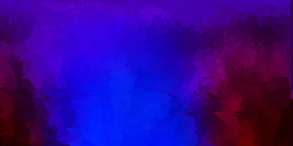 Σκούρο Μπλε Κόκκινο Διανυσματικό Τρίγωνο Μωσαϊκό Ταπετσαρία Εικονογράφηση Σπασμένο Στυλ — Διανυσματικό Αρχείο