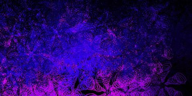 Koyu mor, diskleri olan pembe vektör dokusu. Baloncuklu gradyan tarzda soyut dekoratif tasarım. Web siteleri için desen.