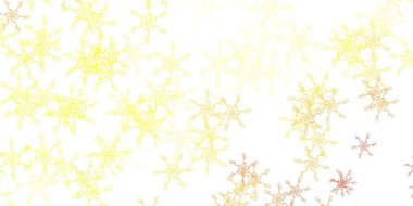 Dairesel yay ile açık sarı vektör dokusu. Soyut ve eğri çizgilerle renkli çizimler. Kullanıcı Arayüzü tasarımınız için şablon.