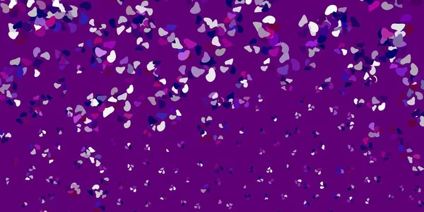 Luz Púrpura Telón Fondo Vector Rosa Con Formas Caóticas Ilustración — Vector de stock