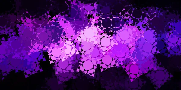 Темно Фиолетовый Векторный Узор Полигональными Вставками Треугольные Фигуры Красочным Градиентом — стоковый вектор