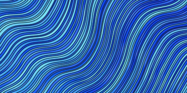 Eğri çizgileri olan hafif BLUE vektör şablonu.