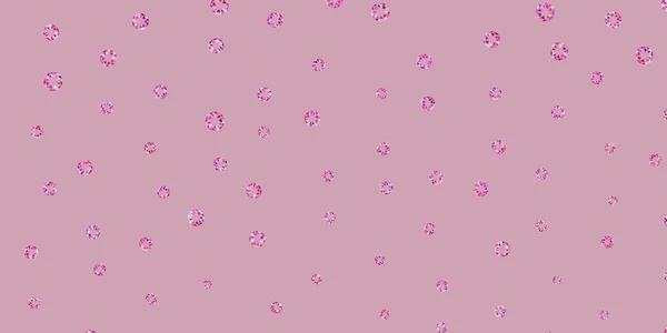 Светло Розовый Желтый Векторный Фон Пятнами Современная Абстрактная Иллюстрация Красочными — стоковый вектор