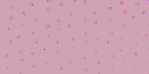 Светло-розовый, желтый векторный фон с пятнами. Современная абстрактная иллюстрация с красочными фигурами кругов. Новый шаблон для книги брендов.