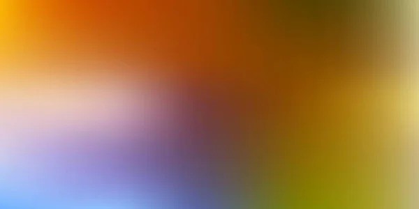Світло Блакитне Жовте Векторне Розмите Компонування Блискуча Барвиста Розмита Ілюстрація — стоковий вектор