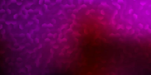 Donkerroze Vectorhoes Met Eenvoudige Zeshoeken Abstracte Kleurrijke Gradiënt Zeshoeken Wazige — Stockvector