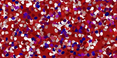 Soyut biçimlere sahip açık kırmızı vektör şablonu. Gradyan rastgele formlarla modern soyut illüstrasyon. Reklamlarınız için modern tasarım.