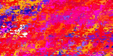 Açık mavi, poligonal formlu yeşil vektör arkaplan. Soyut tarzda, üçgen ve çizgilerle basit bir tasarım. Duvar kağıtlarınız için tasarım.