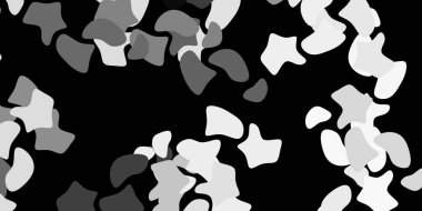 Soyut şekilli koyu gri vektör şablonu. Basit bir şekilde gradyan olan renkli soyut biçimler. Cep telefonları için arka plan.