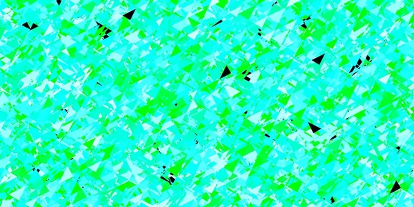 Ljusblå Grön Vektor Layout Med Triangulära Former Enastående Abstrakt Illustration — Stock vektor