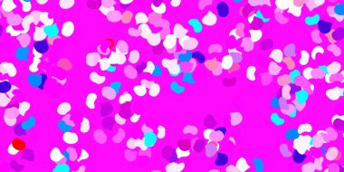 Açık mavi, soyut şekilli kırmızı vektör deseni. Basit gradyan şekilli renkli bir çizim. Cep telefonları için arka plan.