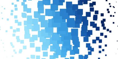 Dikdörtgen içinde hafif BLUE vektör şablonu. Soyut arkaplanda renkli gradyan olan dikdörtgenler. Reklamınız, posteriniz, afişiniz için en iyi tasarım.