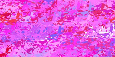 Çokgen formlu koyu mavi vektör arkaplan. Soyut renkli üçgen şekilli illüstrasyon. Duvar kağıtları için desen.