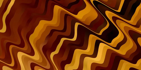 Textura Vectorial Naranja Claro Con Curvas Ilustración Abstracta Colorida Con — Archivo Imágenes Vectoriales