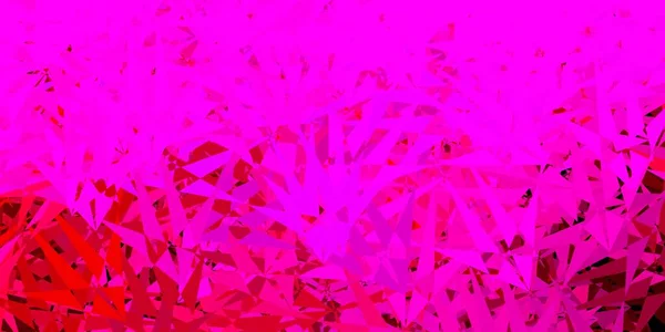 Шаблон Вектора Темно Розового Цвета Треугольными Фигурами Треугольные Фигуры Красочным — стоковый вектор