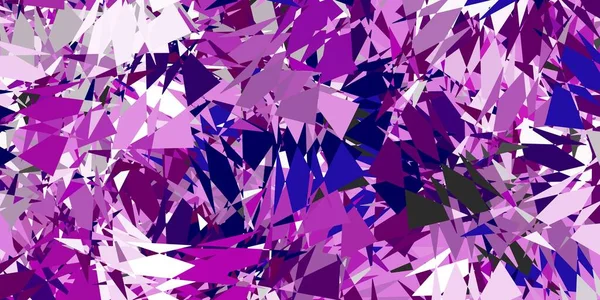 Plantilla Vectorial Púrpura Claro Con Formas Triangulares Ilustración Abstracta Excepcional — Archivo Imágenes Vectoriales