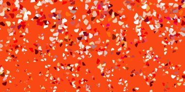 Soyut şekilli açık kırmızı vektör deseni. Soyut tarzda, gradyan formlarda basit tasarım. İşiniz için akıllı tasarım.