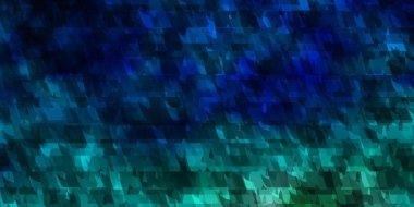 Çizgiler ve üçgenlerle ışık Mavisi vektör düzeni. Renkli eğimli üçgenlerin çizimi. Duvar kağıtları için şablon.