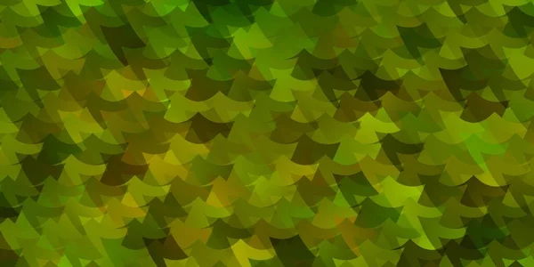 Hellgrünes Gelbes Vektormuster Quadratischen Stil Illustration Mit Einer Reihe Von — Stockvektor