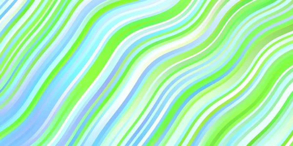 Açık Mavi, kıvrımlı yeşil vektör arkaplanı.