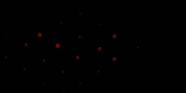 Azul Oscuro Patrón Vectorial Rojo Con Elementos Coronavirus Diseño Sencillo — Archivo Imágenes Vectoriales