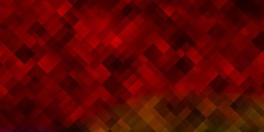 Koyu mavi, kare şeklinde sarı vektör deseni. Soyut arkaplanda renkli gradyan olan dikdörtgenler. Web siteleri, iniş sayfaları için desen.