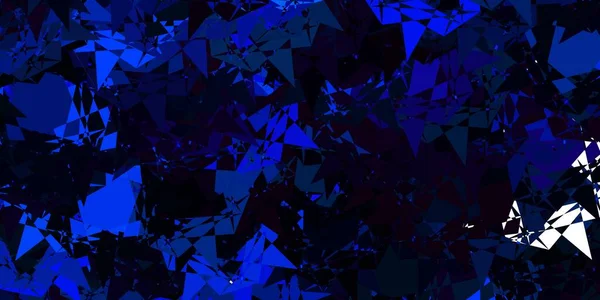 Hellrosa Blaues Vektormuster Mit Polygonalen Formen Illustration Mit Abstrakten Bunten — Stockvektor