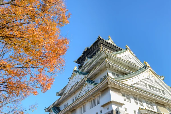 Osaka Castle i höst, Japan — Stockfoto