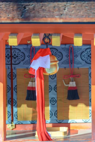 Religion & Believe Concept. bells in Japanese temple, Japan — Stock Photo, Image