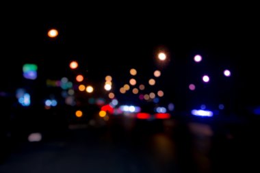 soyut bokeh ışıkları arkaplanı