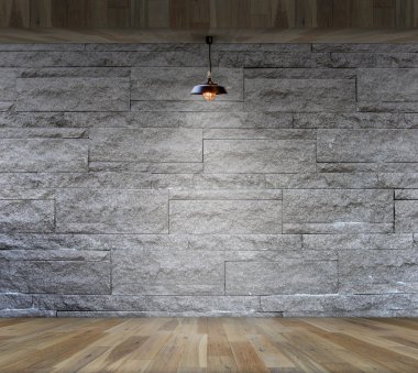 iç granit taş dekoratif tuğla duvar lamba iç 