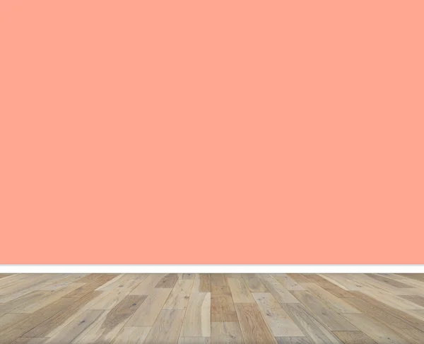 Interior quarto vazio. Parede e piso de madeira fundo interior , — Fotografia de Stock