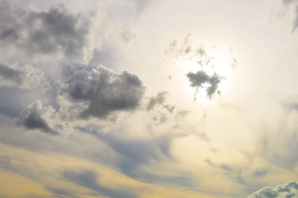 Cielo con nubes, paisaje nuboso — Foto de Stock