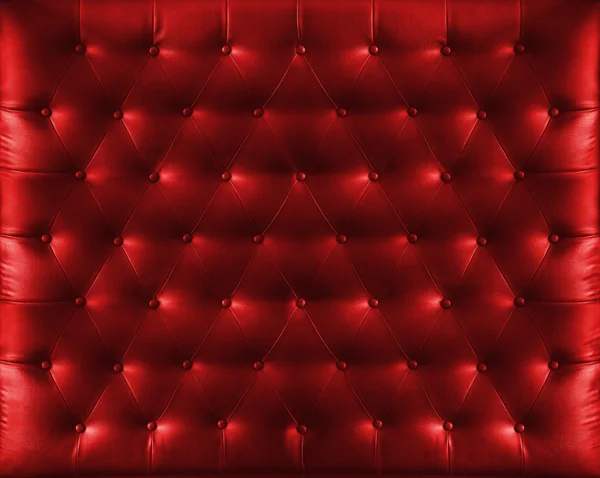 Retro chesterfield biçemi, kırmızı capitone Tekstil backgrou kapatın