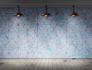 Kirli kiremit odada tavan lambası