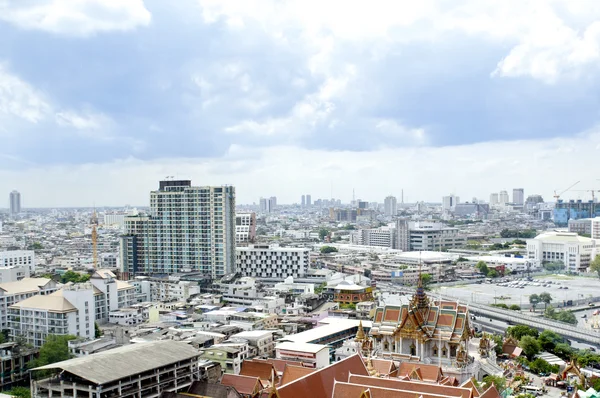 Bangkok Skyline aus der Vogelperspektive — Stockfoto