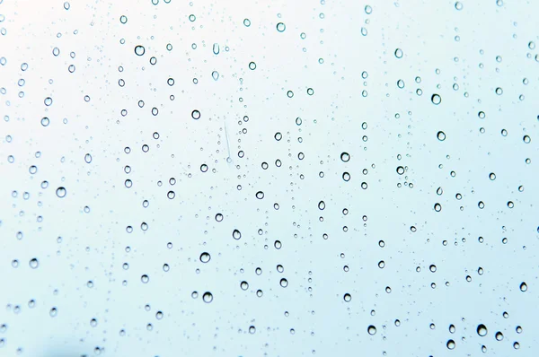 Rainy drop on the mirror — Stock Photo, Image