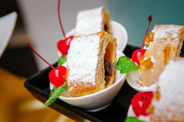 Fruit strudel - Stock Image — Stock Photo, Image